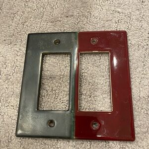 Beautiful Two tone switch plates covers
